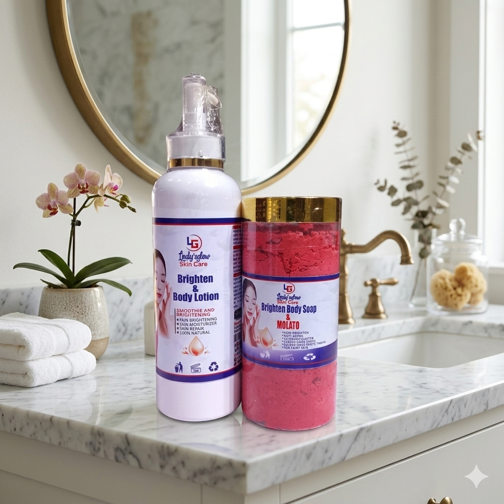 Adult Brighten Body Lotion & Soap Set