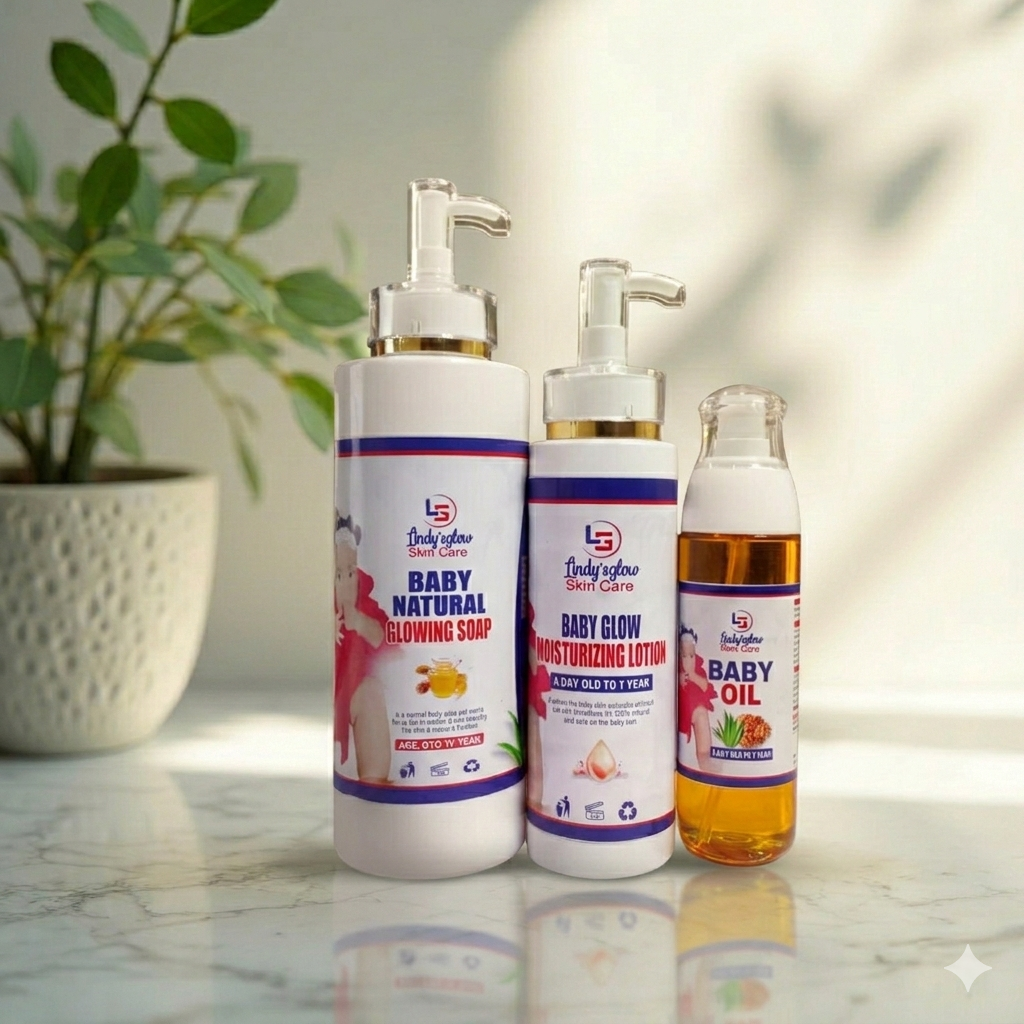 Baby Skin Moisturizer Set  Small ( A Day Old to 1 Year)