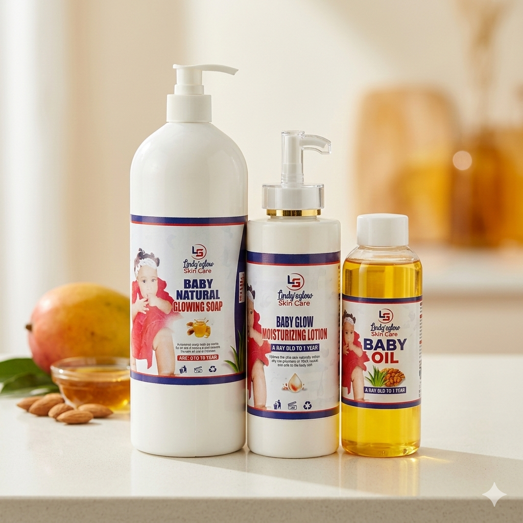 Baby Skin Moisturizer Set  Big ( A Day Old to 1 Year)