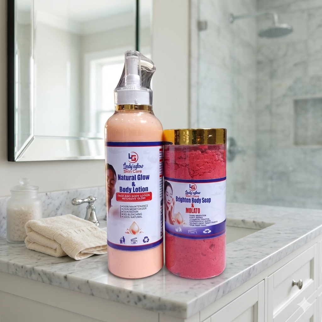 Adult Natural Glow Soap & Lotion Set